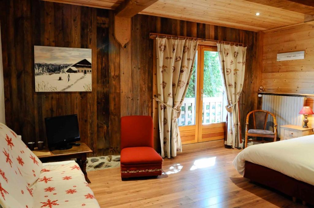 Bed and Breakfast La Ferme d'Emilienne Sallanches Zimmer foto